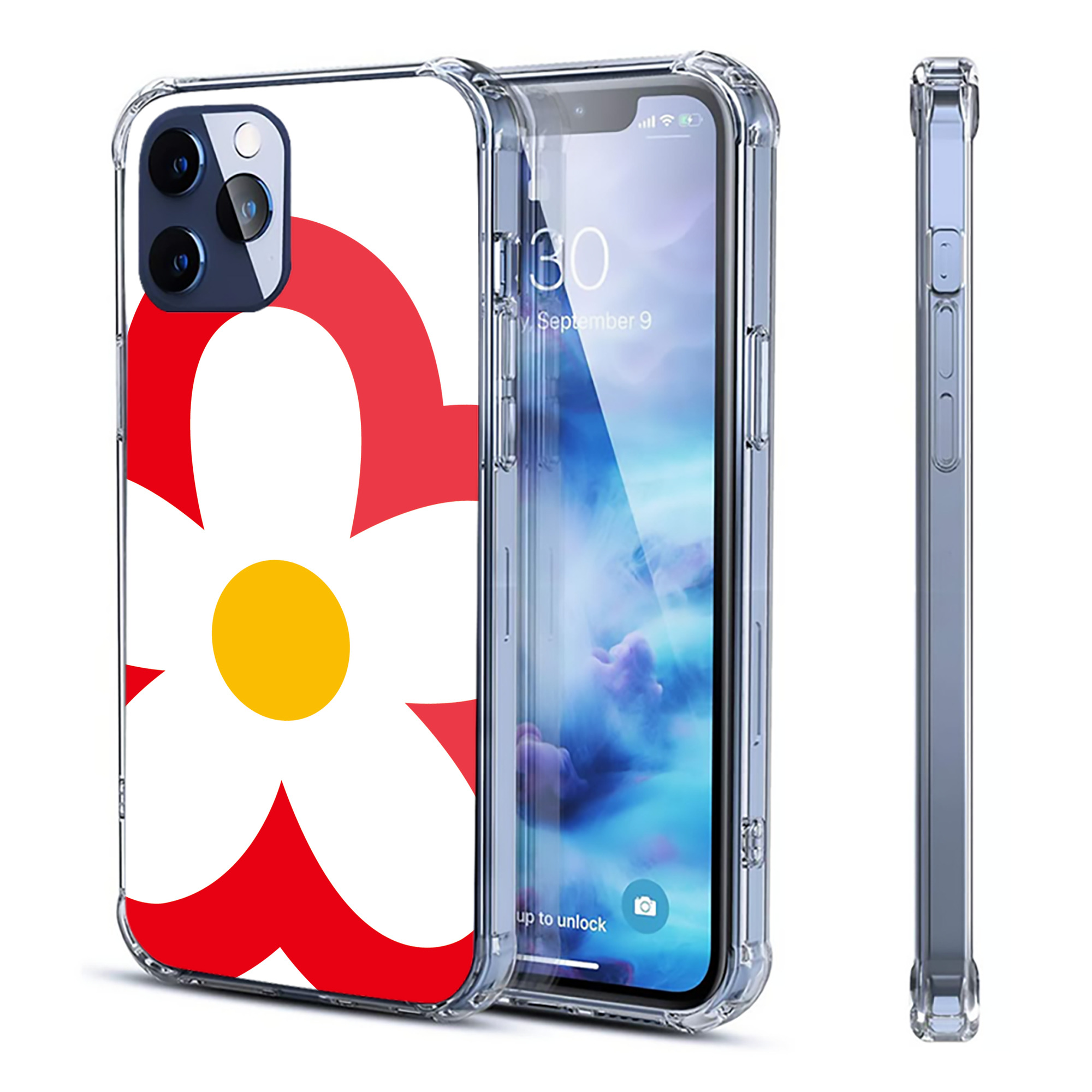 （画像用） Hello Kitty ハローキティ 【iPhone 12シリーズ対応】透明スマホケース（クリアソフトケース）